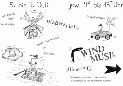 Plakat Ferienaktion 1998