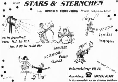 Plakat Ferienaktion 1998