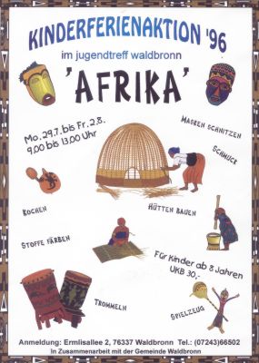 Plakat Ferienaktion 1998