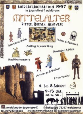 Plakat Ferienaktion 1998